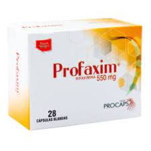PROFAXIM  550  MG CAPSULAS