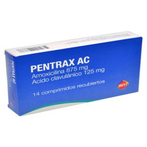 PENTRAX AC 875 MG/125 MG X COMP. RECUBIERTO