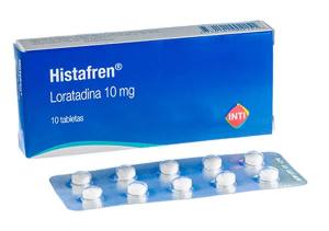HISTAFREN 10 MG X  TABLETAS