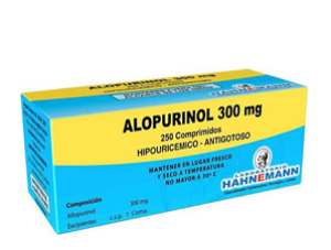 ALOPURINOL HAHNEMANN COM.