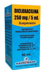 DICLOXACILINA 250 MG