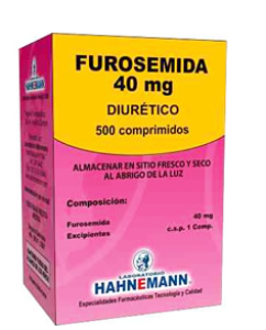 FUROSEMIDA 40 MG X COMP. - HAHNEMANN