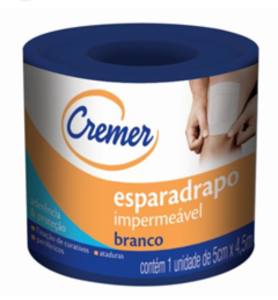 ESPARADRAPO IMPERMEAVEL BLANCO 5CM X 4.5M  CREMER