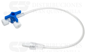LLAVE DE TRES VIAS CON EXTENSION 10 CM