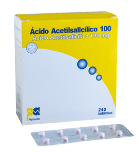 ACIDO ACETIL SALICILICO 100 X TAB (PHA)