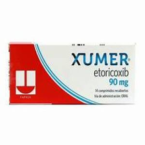 XUMER 90 MG X COMPRIMIDO