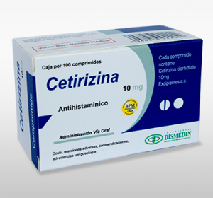 CETIRIZINA 10 MG - DISMEDIN