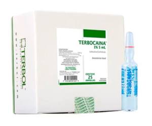 TERBOCAINA 1% 5 ML