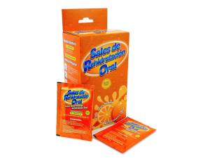 SAL DE REHIDRATACION ORAL NARANJA  UNIVERSAL PHARMA.