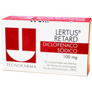 LERTUS RETARD 100MG X COMPRIMIDO