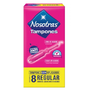 TAMPON APLICADOR REG X 8 NOSOTRAS