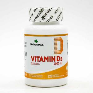 VITAMIN D3 2000 U.I. FRASCO 120 CAP. X UNIDAD