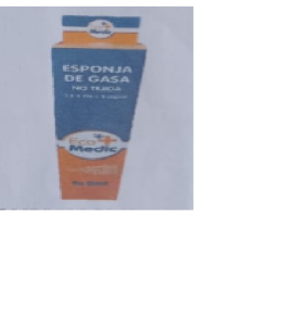 COMPRESAS DE  GASA 5 X 5 CM ECOMEDIC