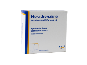 NORADRENALINA 4 MG/4 ML AMP