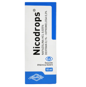 NICODROPS SOL. OFT. X 10 ML