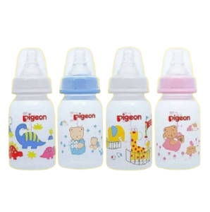 PIGEON BIBERON PLASTICO DECORADO 8 OZ (4 + MESES)