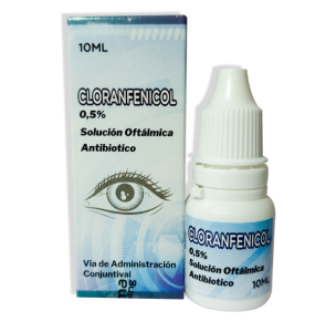 CLORANFENICOL 0.5 COLIRIO SOL. OFT. FARMA SHOPPING X 10 ML