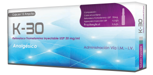 K 30 AMPOLLA  FARMA SHOPPING X 1 ML