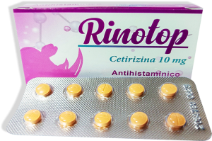 RINOTOP/CETIRIZINA 10 MG FARMA SHOPPING
