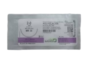 HILO VICRYL (AC. POLIGLICOLICO) N°2-0  MR 30  SUTUMED
