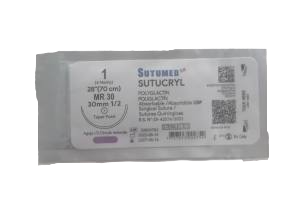 HILO VICRYL (AC. POLIGLICOLICO) N°1  MR 30 SUTUMED