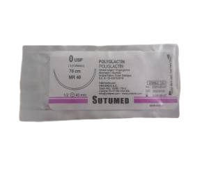 HILO VICRYL (AC. POLIGLICOLICO) N° 0  MR 40 SUTUMED