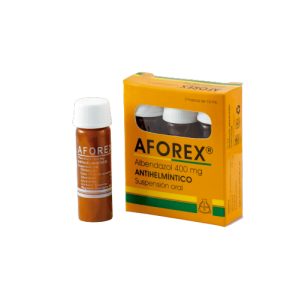 AFOREX (ALBENDAZOL) 400MG FRASCOS BEBIBLES X 10 ML