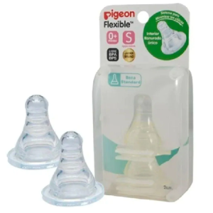 PIGEON TETINA S SILICONA BOCA STANDARD X 2