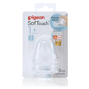 PIGEON TETINA SOF TOUCH PERISTALTIC PLUS “S” BOCA ANCHA X 2