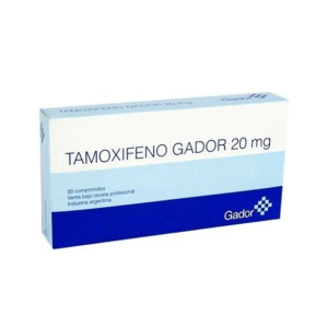 TAMOXIFENO GADOR 20 MG X COMPRIMIDO