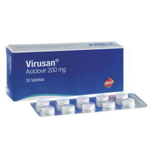 VIRUSAN 200 MG X TABLETAS