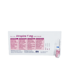 SULFATO DE ATROPINA  1MG IDA AMPOLLA X 1ML