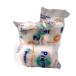VENDA DE GASA TEJIDA 5 CM.X 4.5 MTS. PREMIER.