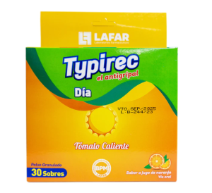TYPIREC DIA ANTIGRIPAL SABOR NARANJA X SOBRE