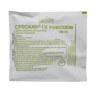 CIPROXAN INYECTABLE 200 MG X 100 ML