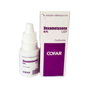 DEXAMETASONA  0.1% SOL. OFTÁLMICA X 6 ML - COFAR