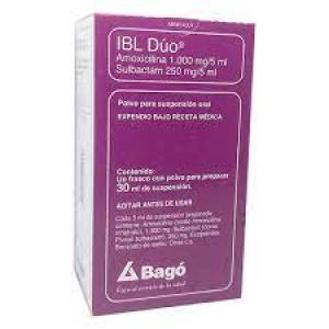 IBL DÚO 1000MG/250MG SUSP. X 30 ML