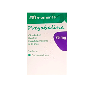 PREGABALINA 75 MG X CAPS. DURAS EUROFARMA