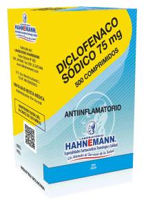 DICLOFENACO 75 MG X COMP. - HAHNEMANN
