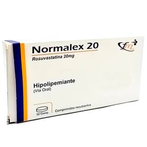 NORMALEX (ROSUVASTATINA) 20 MG X COMPRIMIDO