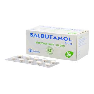 SALBUTAMOL 4 MG  X COMP - PRODEXA
