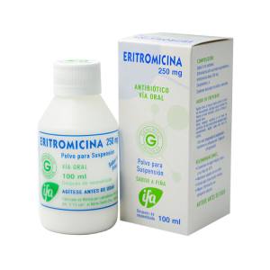 ERITROMICINA 250 MG SUSPENSION X 100 ML PRODEXA