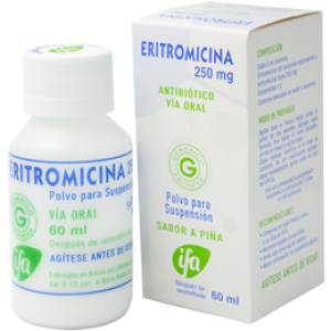 ERITROMICINA 250 MG SUSP. X 60 ML