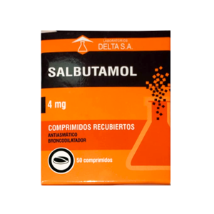 SALBUTAMOL 4 MG X  COMP. - DELTA