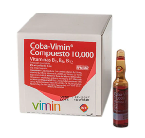 COBA VIMIN COMPUESTO 10.000 X 3 ML SOLUCION INYECTABLE