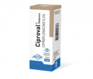 CIPROVAL OFTALMICO 0.3 % SOL. OFTAMICA X 5 ML