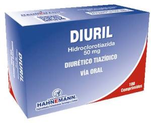 DIURIL 50 MG  HIDROCLOROTIAZIDA X COMPRIMIDO