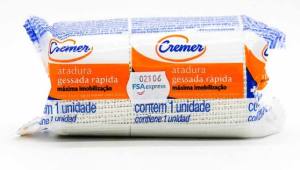 VENDA DE YESO ATADURA GESSADA RAPIDA 10CM X 3M. CREMER