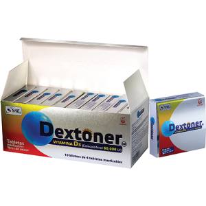 DEXTONER X TABLETA MASTICABLE