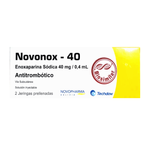 NOVONOX 40 SOL. INYECTABLE